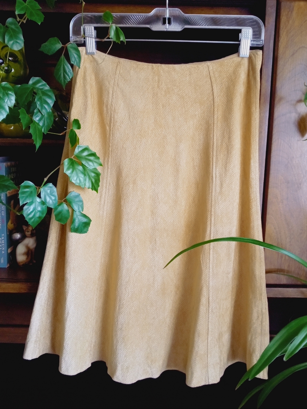 Y2K Golden Banana Republic Corduroy Skirt Small